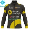 Cykeltøj Langærmet Vinter + Bib Cykelbukser 2017 Direct Energie N001